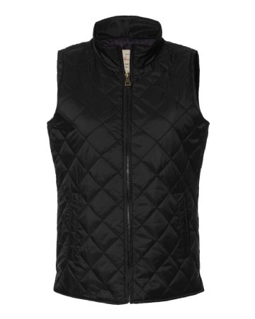 Womens Vintage Diamond Quilted Vest.  W. PROOF  W207359