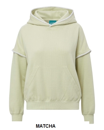 MV Sport Women's Mood & Vibe™ Teegan Crafty Hooded Sweatshirt.  MVSPORTS  W25115
