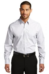 Port Authority® Micro Tattersall Easy Care Shirt.  PORT A.  W643