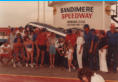 Ryan Beadle accepts the Wally for the 1984 Mile High Nationals