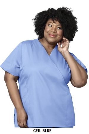 WONDER WINK  WW102  WOMEN?S MOCK WRAP TOP