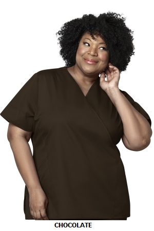 WONDER WINK  WW102  WOMEN?S MOCK WRAP TOP