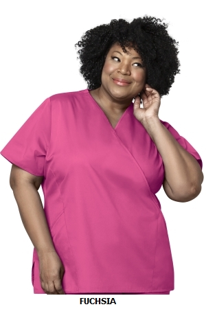 WONDER WINK  WW102  WOMEN?S MOCK WRAP TOP