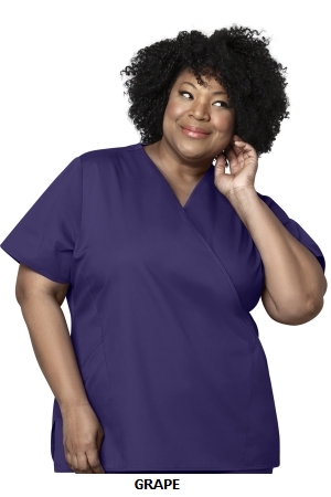 WONDER WINK  WW102  WOMEN?S MOCK WRAP TOP