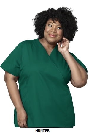 WONDER WINK  WW102  WOMEN?S MOCK WRAP TOP