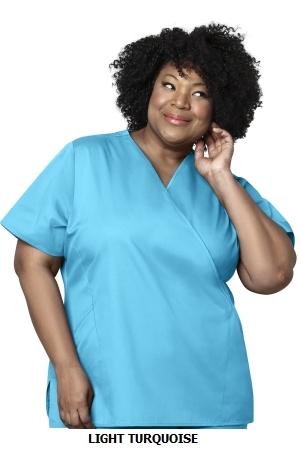 WONDER WINK  WW102  WOMEN?S MOCK WRAP TOP