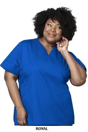 WONDER WINK  WW102  WOMEN?S MOCK WRAP TOP