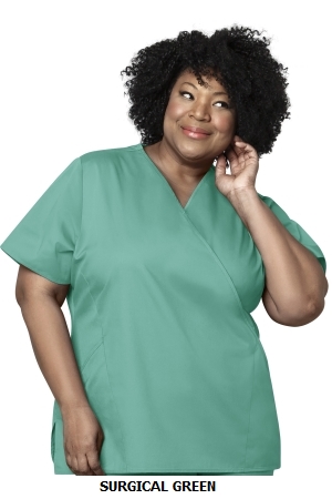 WONDER WINK  WW102  WOMEN?S MOCK WRAP TOP