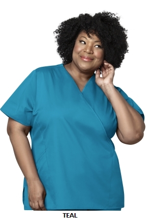 WONDER WINK  WW102  WOMEN?S MOCK WRAP TOP