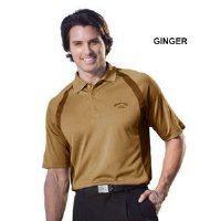 MONT 1079 Men's Dry Swing Bamboo Charcoal Textured Contrast Polo