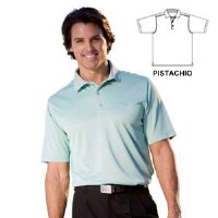 MONT 1085 Men's Dry Swing Bamboo Charcoal Textured Polo