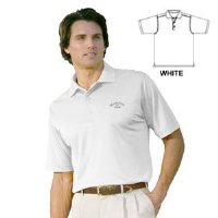 MONT 1087 Men's Dry Swing Mini Stripe Textured Polo