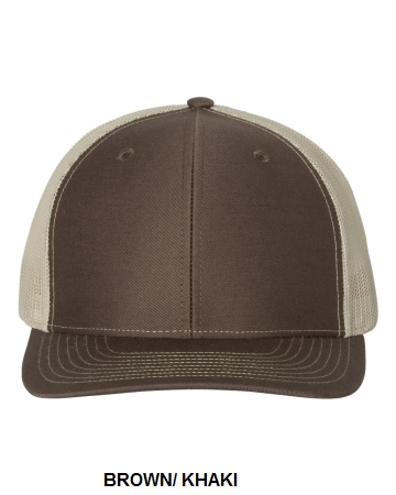 Richardson 112 - Snapback Trucker Cap.  RICH. CAP  112