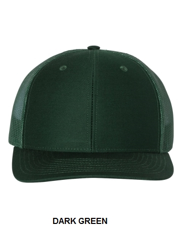 Richardson 112 - Snapback Trucker Cap.  RICH. CAP  112