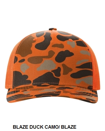 Richardson 112PFP - Printed Five-Panel Trucker Cap.  RICH. CAP  112PFP