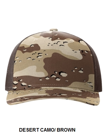 Richardson 112PFP - Printed Five-Panel Trucker Cap.  RICH. CAP  112PFP