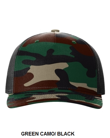 Richardson 112PFP - Printed Five-Panel Trucker Cap.  RICH. CAP  112PFP
