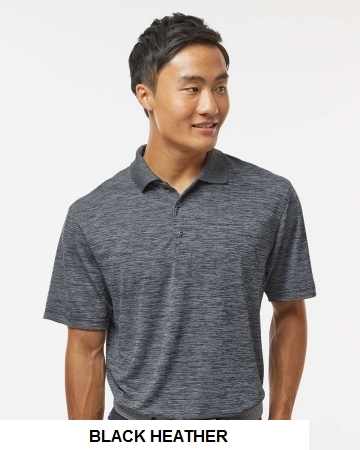Paragon - Dakota Striated Heather Polo - 130.  PARAGON  130