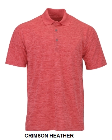 Paragon - Dakota Striated Heather Polo - 130.  PARAGON  130