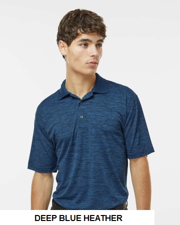 Paragon - Dakota Striated Heather Polo - 130.  PARAGON  130
