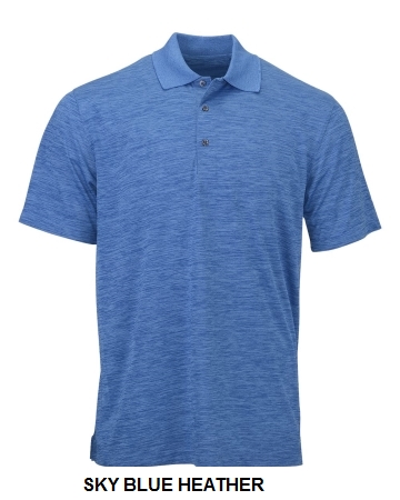 Paragon - Dakota Striated Heather Polo - 130.  PARAGON  130