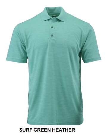 Paragon - Dakota Striated Heather Polo - 130.  PARAGON  130
