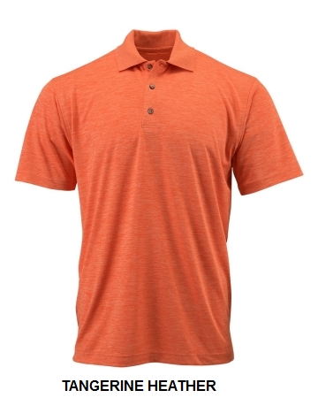 Paragon - Dakota Striated Heather Polo - 130.  PARAGON  130
