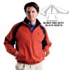 MONT 1780 Men's Contrast Half Zip Windbreaker Jacket