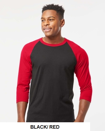 Tultex Unisex Fine Jersey Raglan T-Shirt.  TULTEX  245