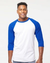 Tultex Unisex Fine Jersey Raglan T-Shirt.  TULTEX  245