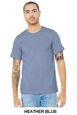 BELLA+CANVAS Unisex Heather CVC Short Sleeve Tee.  BELLA  3001CVC