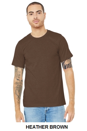 BELLA+CANVAS Unisex Heather CVC Short Sleeve Tee.  BELLA  3001CVC