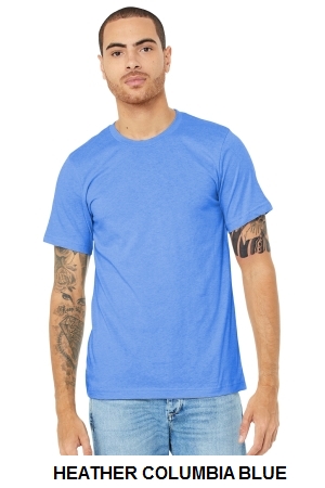 BELLA+CANVAS Unisex Heather CVC Short Sleeve Tee.  BELLA  3001CVC