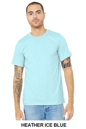 BELLA+CANVAS Unisex Heather CVC Short Sleeve Tee.  BELLA  3001CVC
