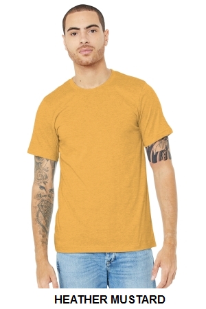 BELLA+CANVAS Unisex Heather CVC Short Sleeve Tee.  BELLA  3001CVC