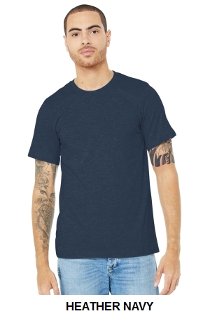 BELLA+CANVAS Unisex Heather CVC Short Sleeve Tee.  BELLA  3001CVC