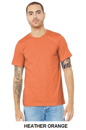 BELLA+CANVAS Unisex Heather CVC Short Sleeve Tee.  BELLA  3001CVC