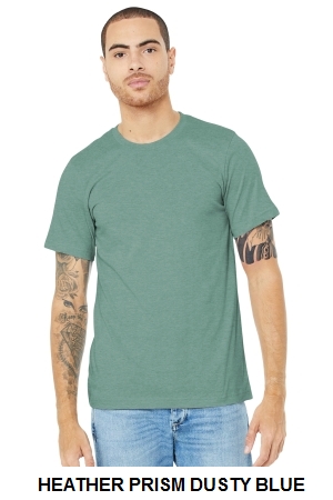 BELLA+CANVAS Unisex Heather CVC Short Sleeve Tee.  BELLA  3001CVC