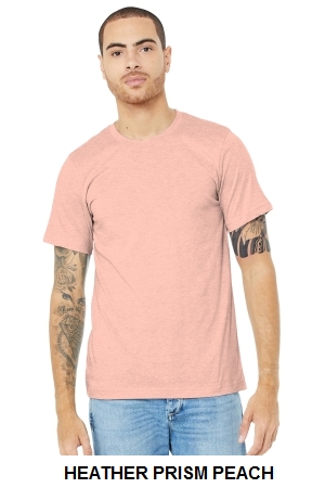 BELLA+CANVAS Unisex Heather CVC Short Sleeve Tee.  BELLA  3001CVC