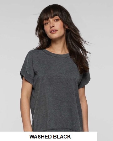 LAT Women's Relaxed Vintage Wash Tee.  LAT  3502