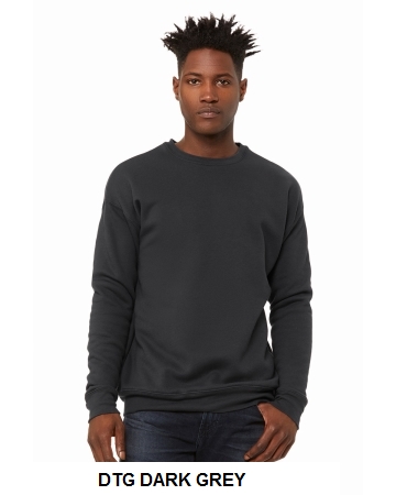 Bella + Canvas Unisex Sponge Fleece Drop Shoulder Sweatshirt.  BELLA  3945