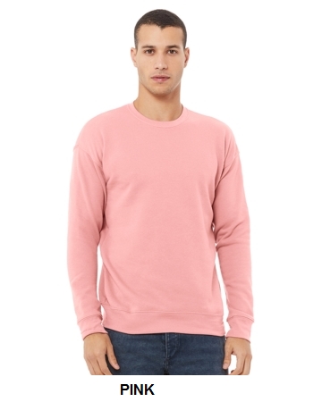 Bella + Canvas Unisex Sponge Fleece Drop Shoulder Sweatshirt.  BELLA  3945