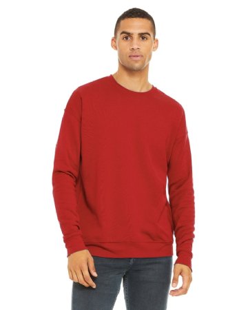 Bella + Canvas Unisex Sponge Fleece Drop Shoulder Sweatshirt.  BELLA  3945