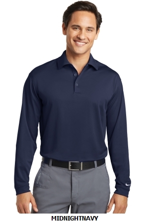 Nike Golf Tall Long Sleeve Dri-FIT Stretch Tech Polo. 604940.