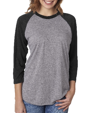 Next Level Unisex Triblend 3/4-Sleeve Raglan (6051)