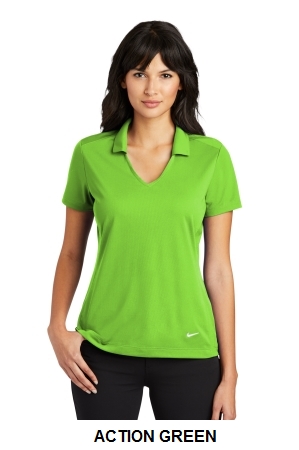 Nike Ladies Dri-FIT Vertical Mesh Polo.  NIKE  637165