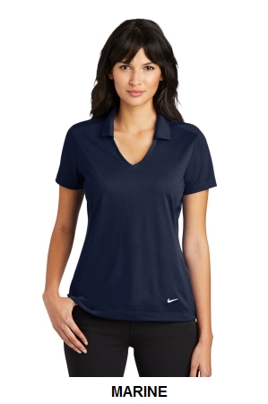 Nike Ladies Dri-FIT Vertical Mesh Polo.  NIKE  637165