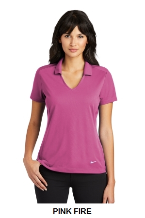 Nike Ladies Dri-FIT Vertical Mesh Polo.  NIKE  637165