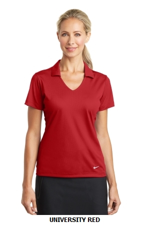 Nike Golf Ladies Dri-FIT Vertical Mesh Polo. 637165.