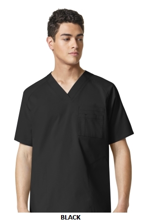 WONDER WINK  WW6718 Men?s Pocket V-Neck Top